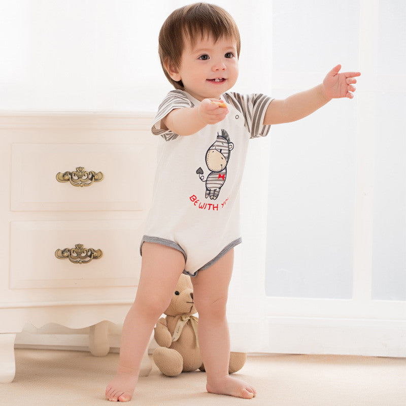Baby Long-Sleeve Cotton Romper