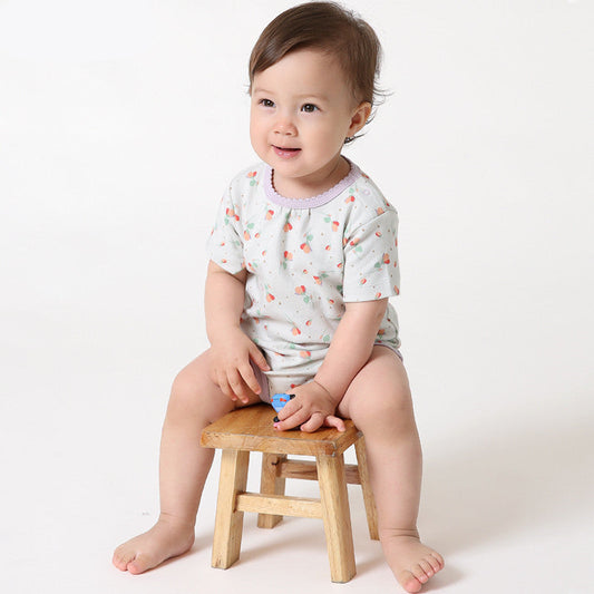 Baby Long-Sleeve Cotton Romper