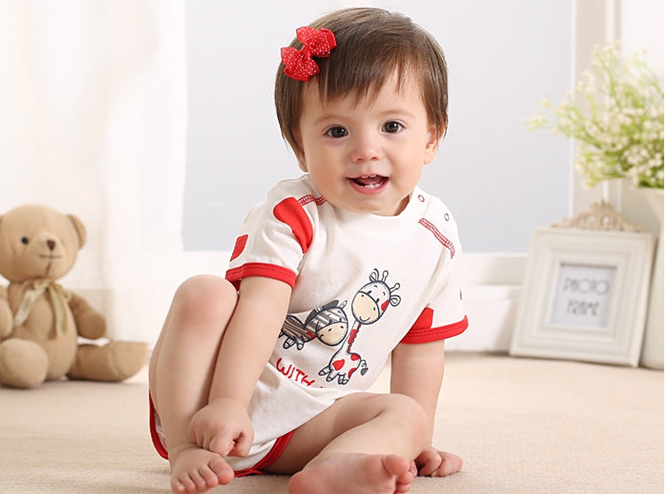 Baby Long-Sleeve Cotton Romper