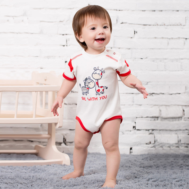 Baby Long-Sleeve Cotton Romper