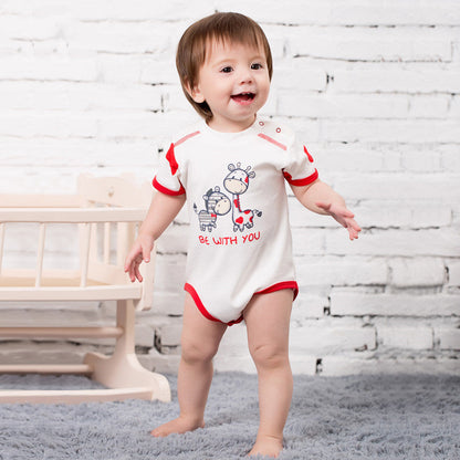 Baby Long-Sleeve Cotton Romper