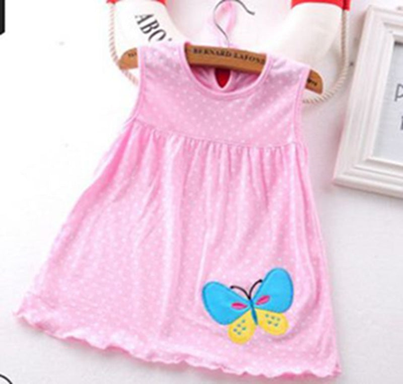 Baby Girl Cotton Princess Dress – Cute