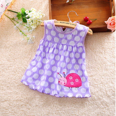Baby Girl Cotton Princess Dress – Cute