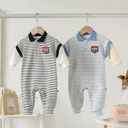 Striped Cotton Onesie