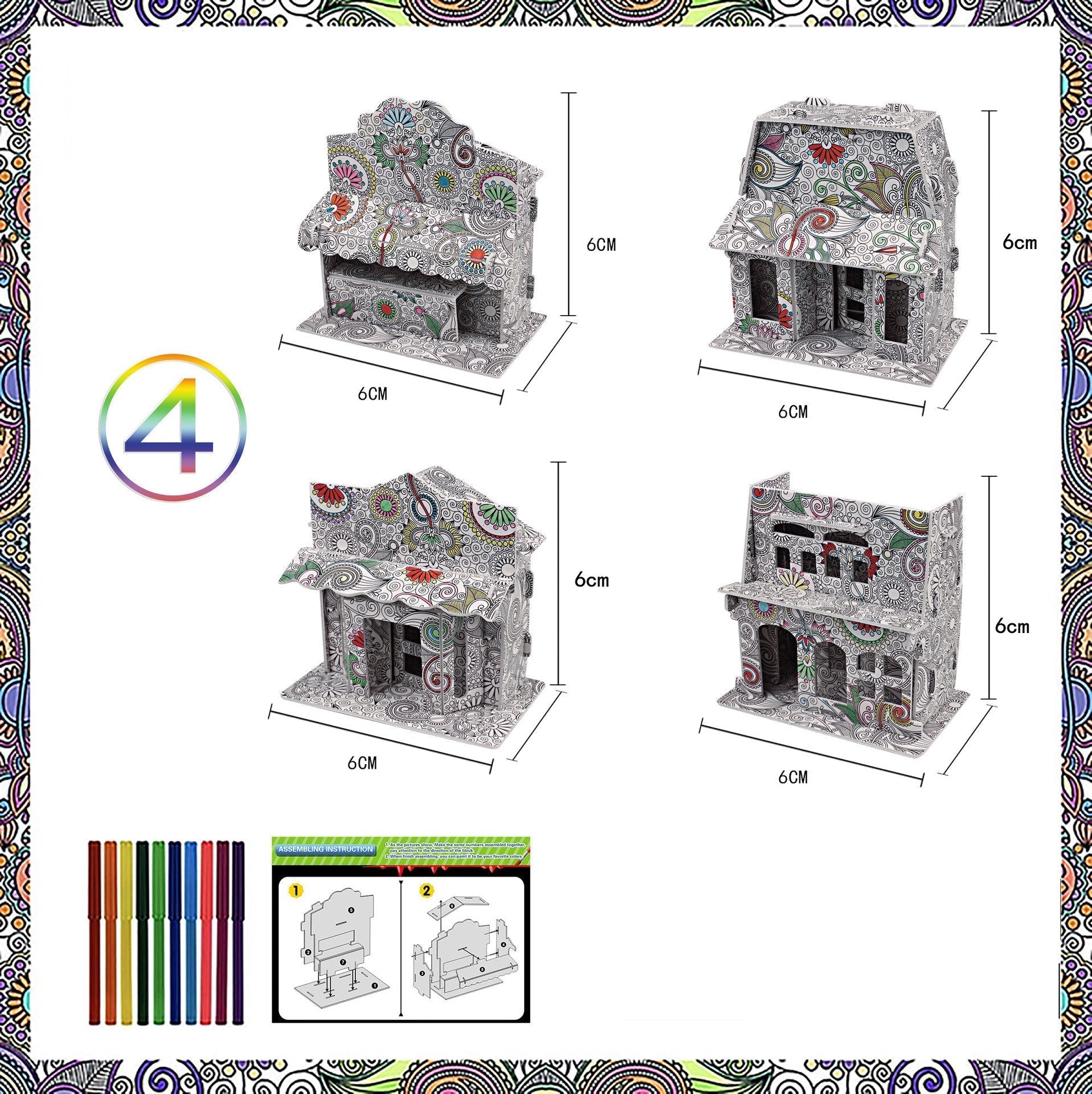 3D DIY Educational Puzzle Set