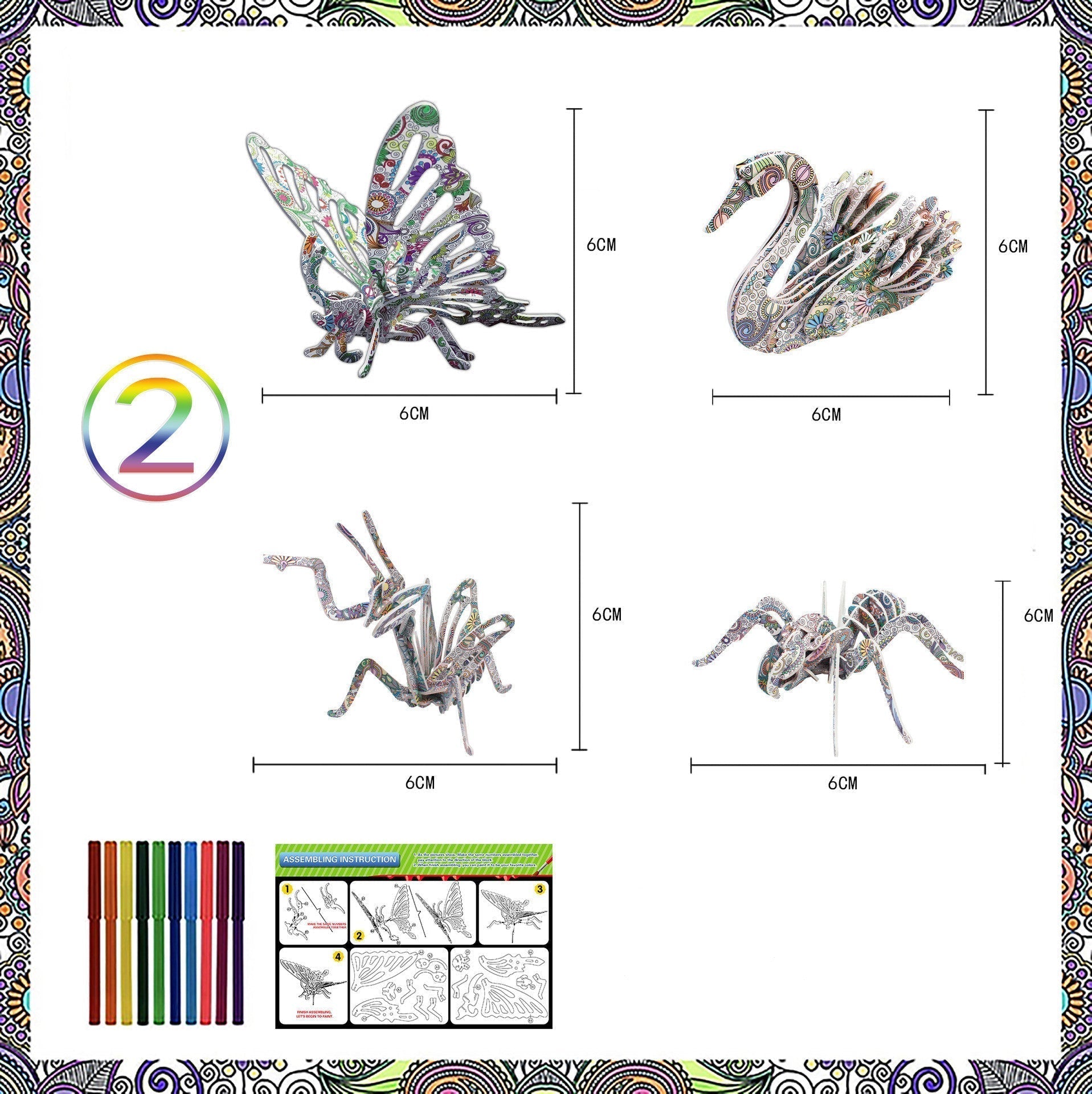 3D DIY Educational Puzzle Set