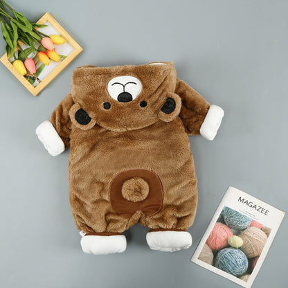 Baby Cotton Hooded Onesie