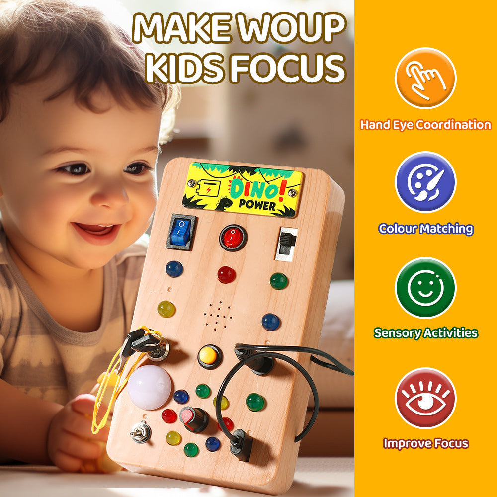 Montessori LED Light Busy Board