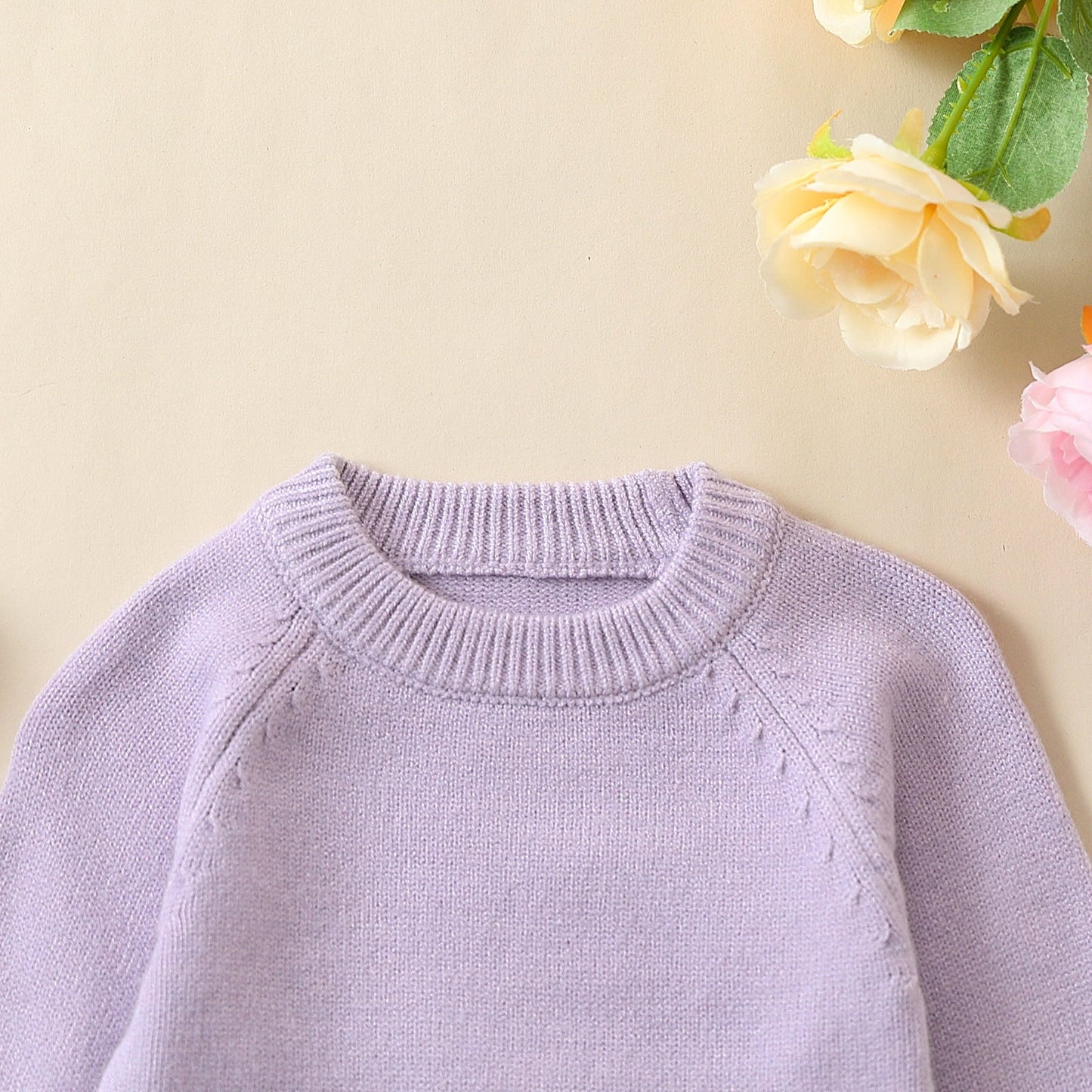 Stylish Embroidered Baby Knitwear