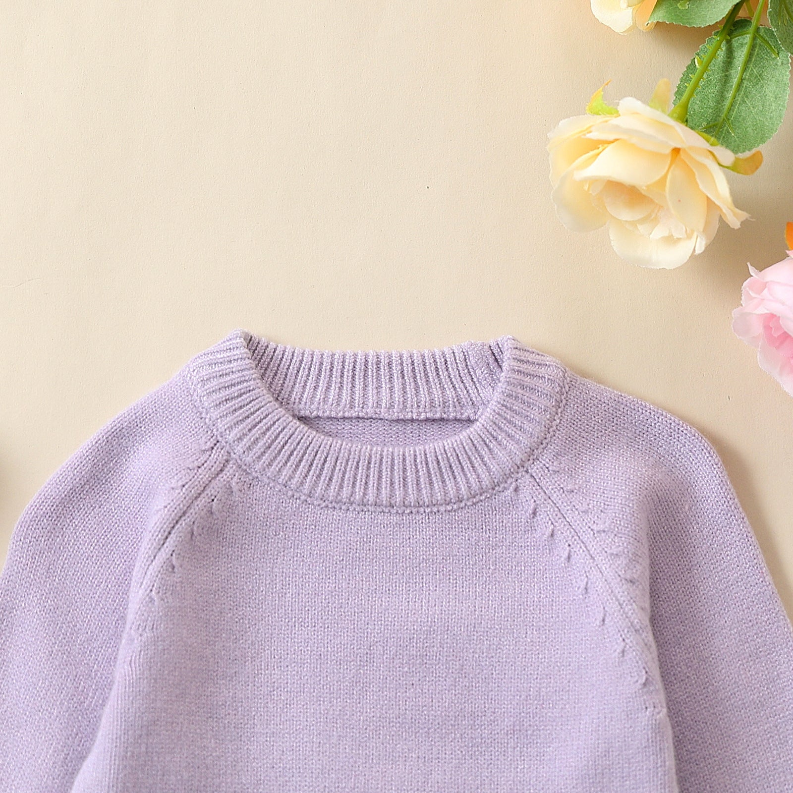 Stylish Embroidered Baby Knitwear