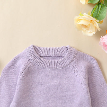 Stylish Embroidered Baby Knitwear