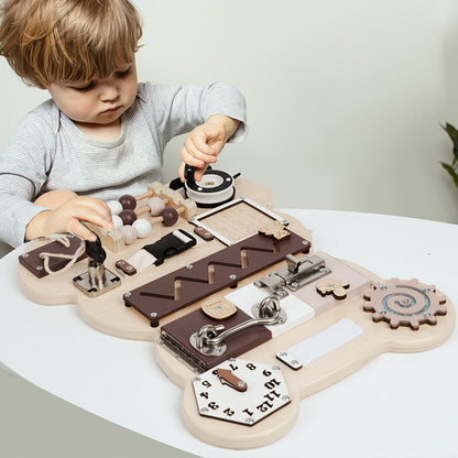 Bear-Shaped Busy Board
