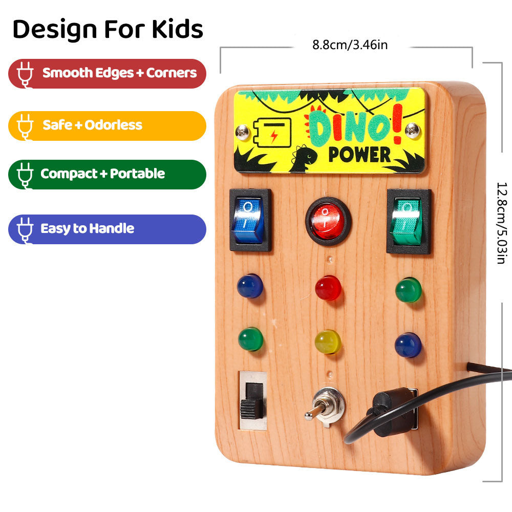 Montessori LED Light Busy Board