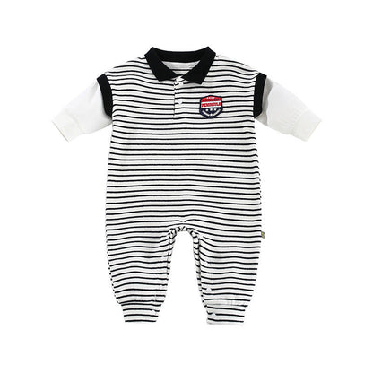 Striped Cotton Onesie