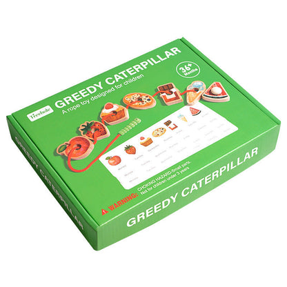 Greedy Caterpillar Threading Toy