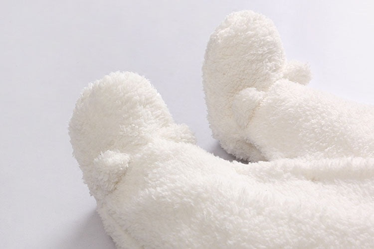 Baby Winter Lamb Cotton Padded Jumpsuit
