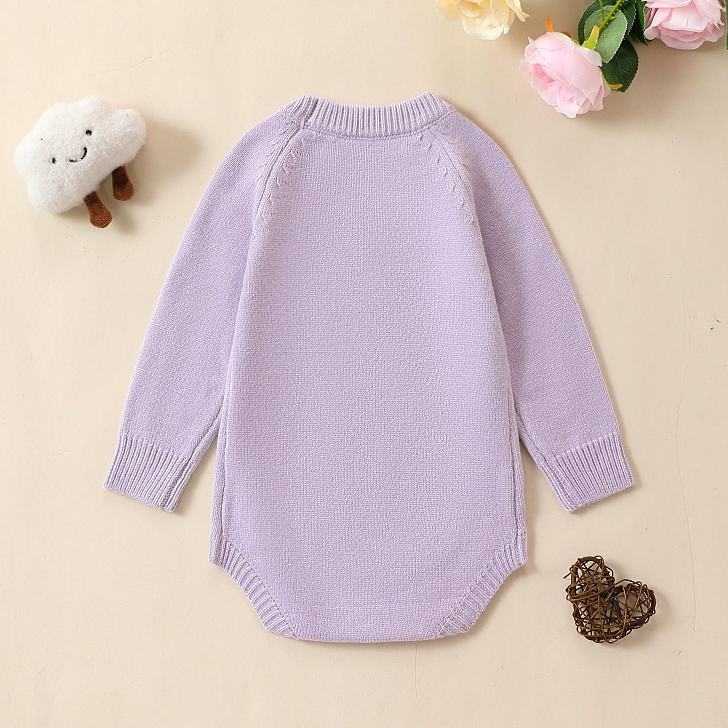Stylish Embroidered Baby Knitwear