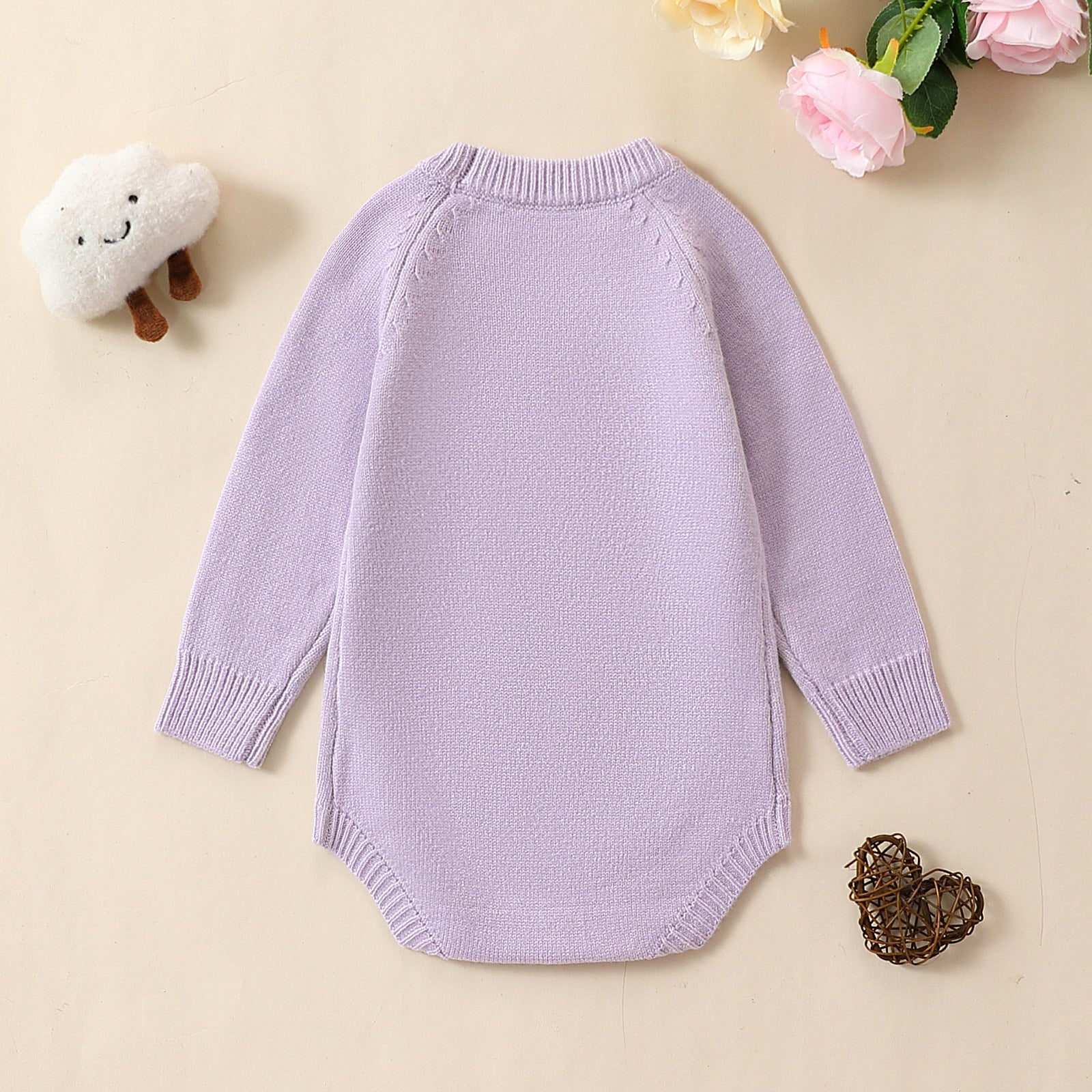 Stylish Embroidered Baby Knitwear