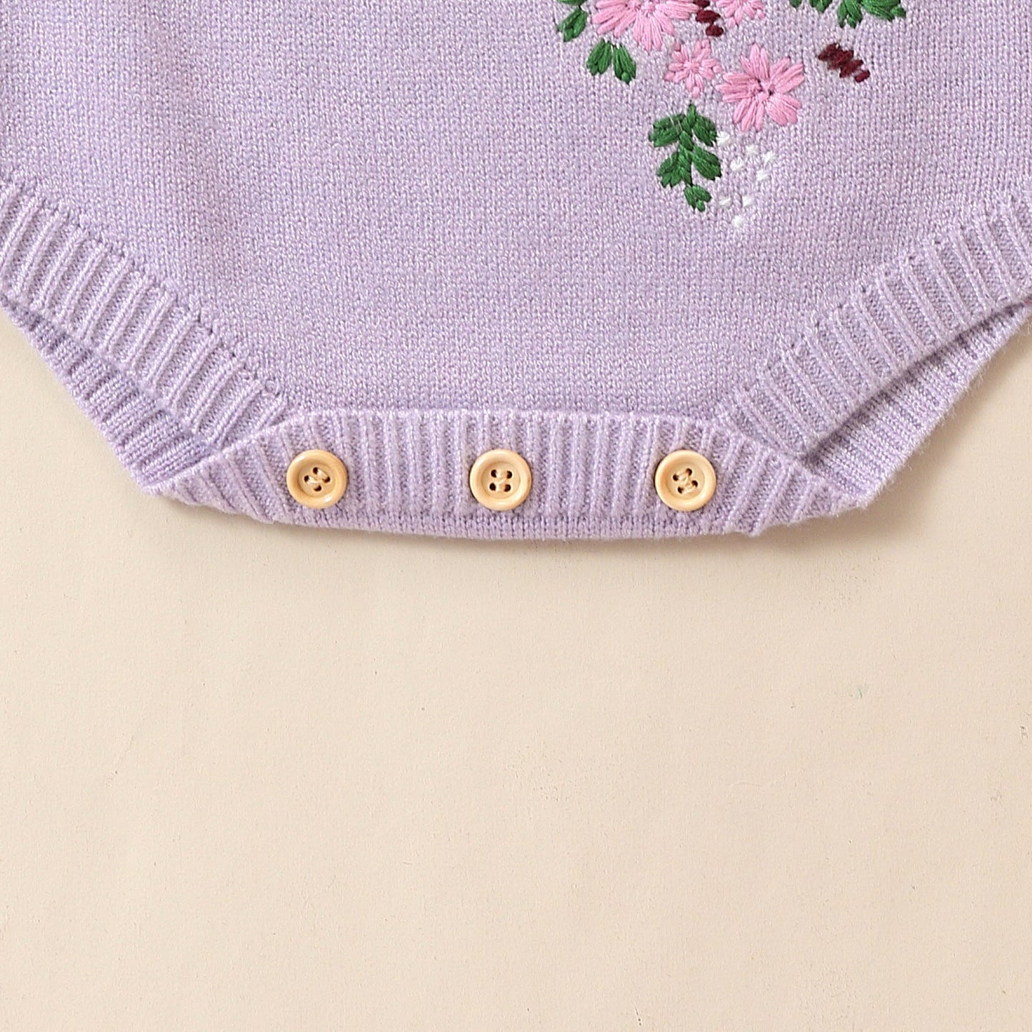Stylish Embroidered Baby Knitwear