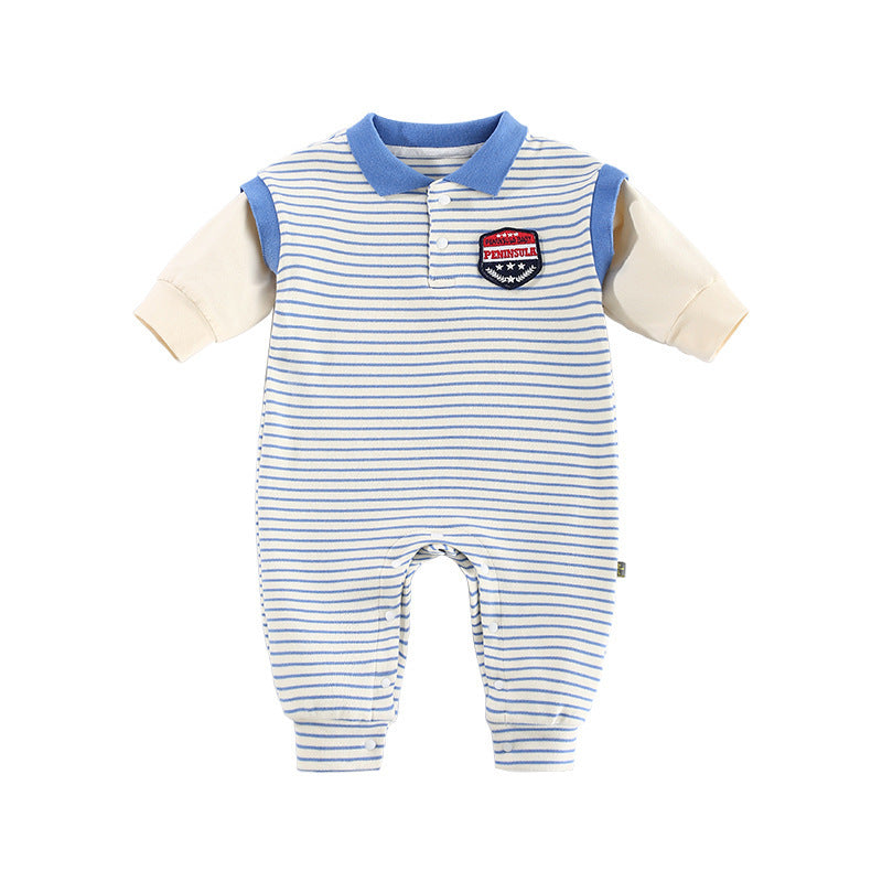 Striped Cotton Onesie