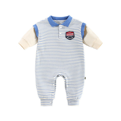 Striped Cotton Onesie