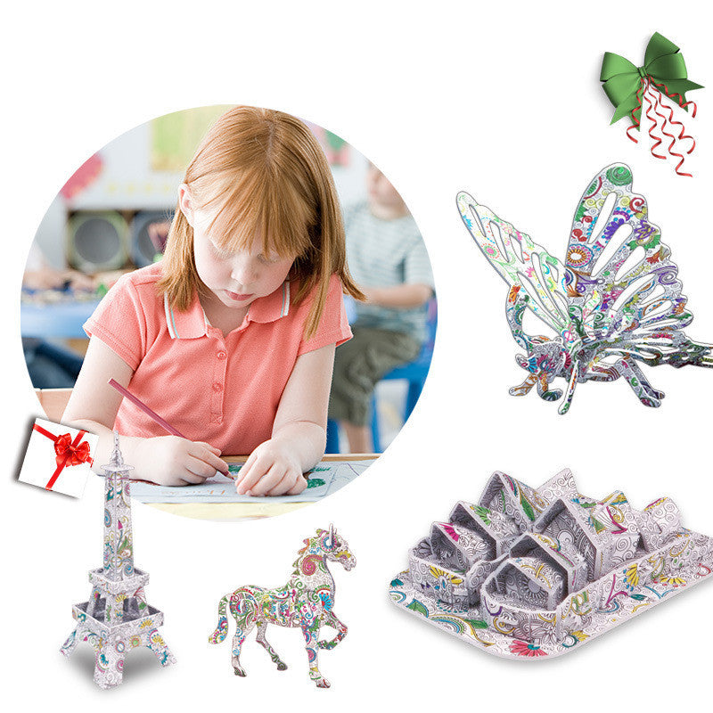 3D DIY Educational Puzzle Set
