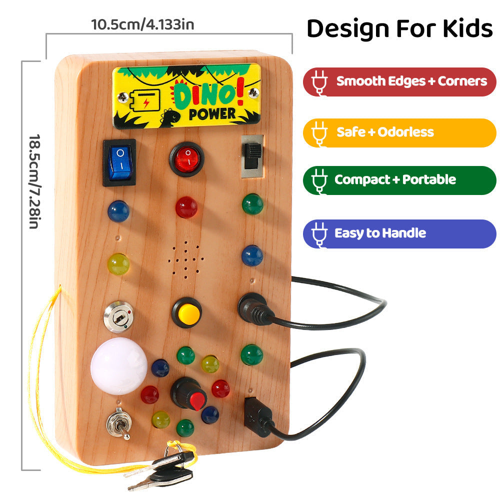 Montessori LED Light Busy Board