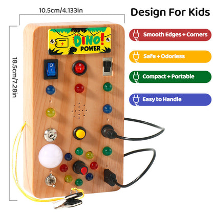 Montessori LED Light Busy Board