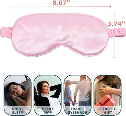 Luxury Imitated Silk Sleep Eye Mask – Ultimate Comfort & Relaxation 😴✨