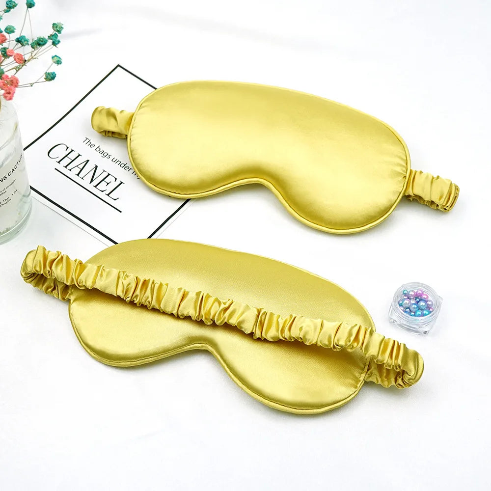 Luxury Imitated Silk Sleep Eye Mask – Ultimate Comfort & Relaxation 😴✨