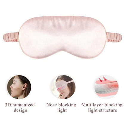 Luxury Imitated Silk Sleep Eye Mask – Ultimate Comfort & Relaxation 😴✨