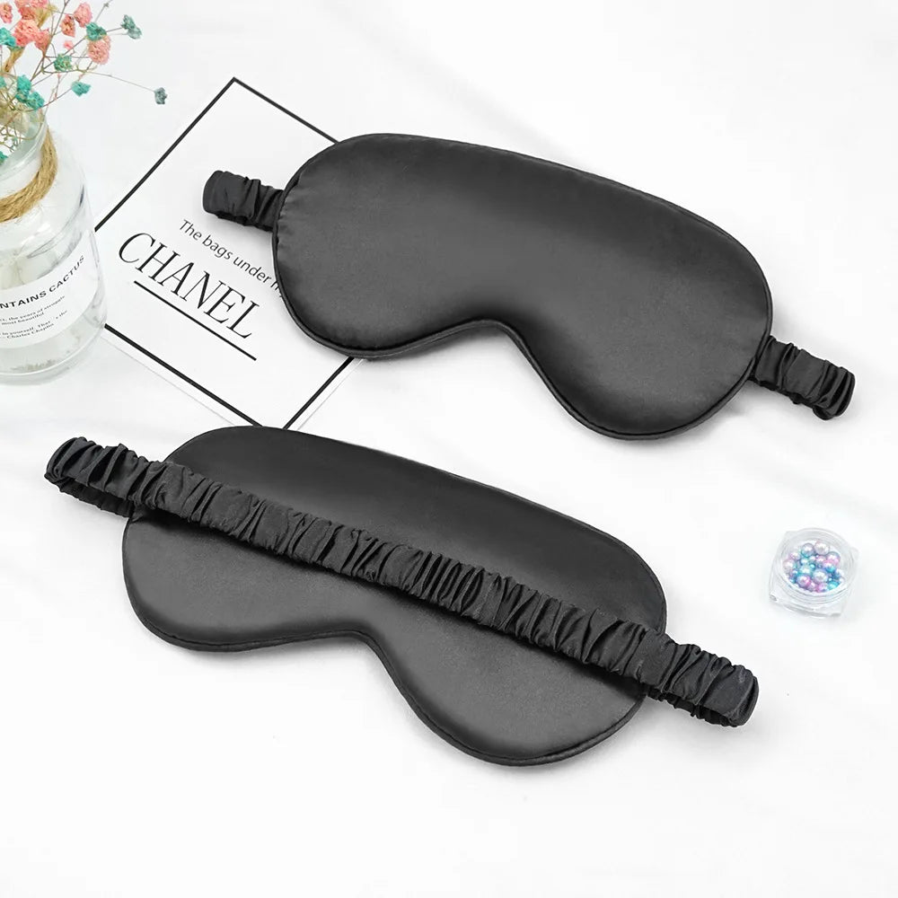 Luxury Imitated Silk Sleep Eye Mask – Ultimate Comfort & Relaxation 😴✨