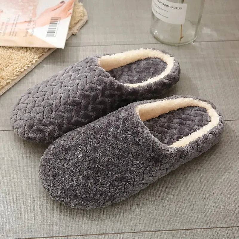 Unisex Fluffy Home Slippers – Cosy & Lightweight Indoor Comfort 🏡✨