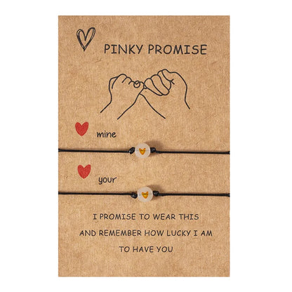 Pinky Promise Bracelets – Matching Couple & Friendship Set 💖✨