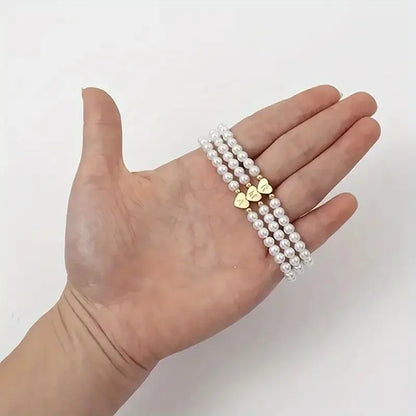 Personalised Initial Pearl Bracelet – Elegant & Timeless Gift ✨💖