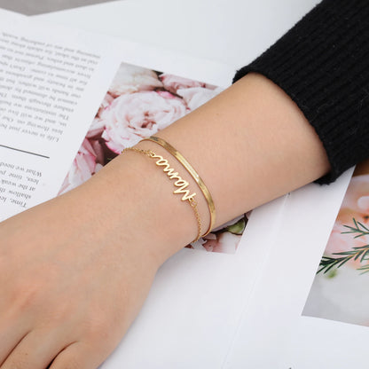 Mama Letters Stainless Steel Bracelet – Elegant Mother’s Day Gift 💖