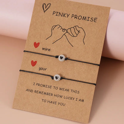 Pinky Promise Bracelets – Matching Couple & Friendship Set 💖✨