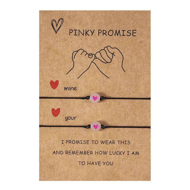 Pinky Promise Bracelets – Matching Couple & Friendship Set 💖✨