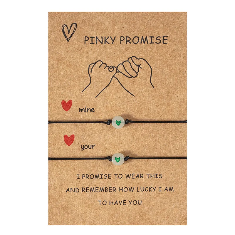 Pinky Promise Bracelets – Matching Couple & Friendship Set 💖✨