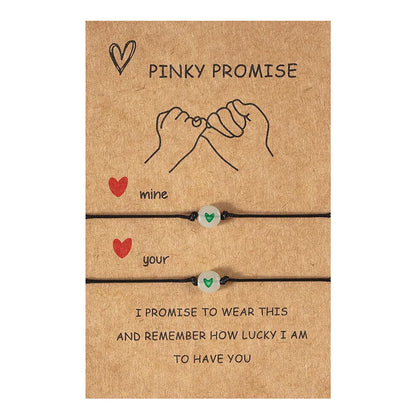 Pinky Promise Bracelets – Matching Couple & Friendship Set 💖✨