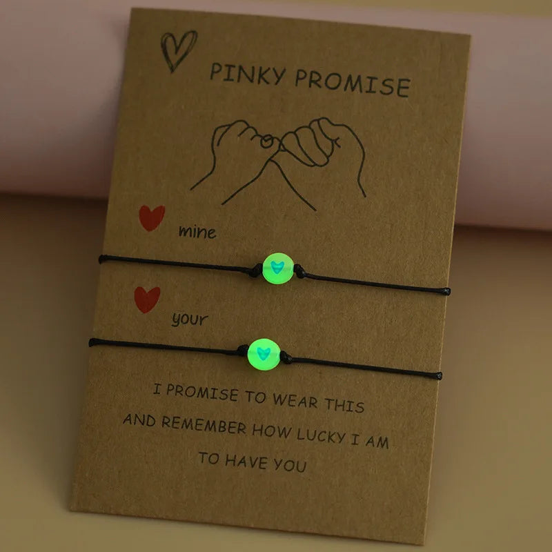 Pinky Promise Bracelets – Matching Couple & Friendship Set 💖✨