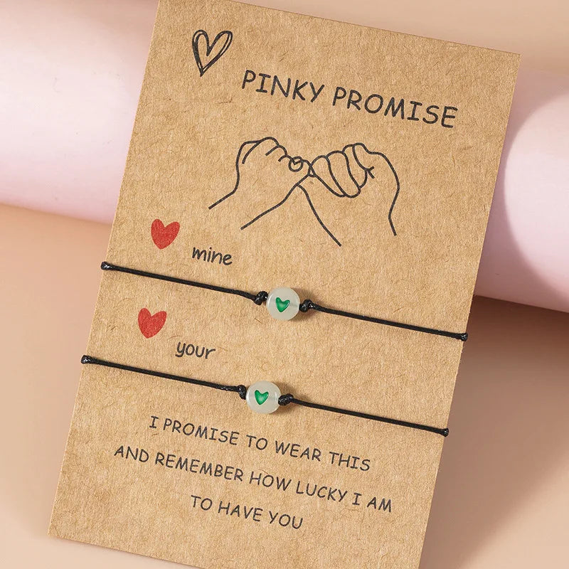 Pinky Promise Bracelets – Matching Couple & Friendship Set 💖✨
