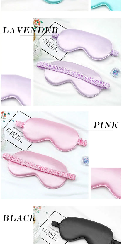 Luxury Imitated Silk Sleep Eye Mask – Ultimate Comfort & Relaxation 😴✨