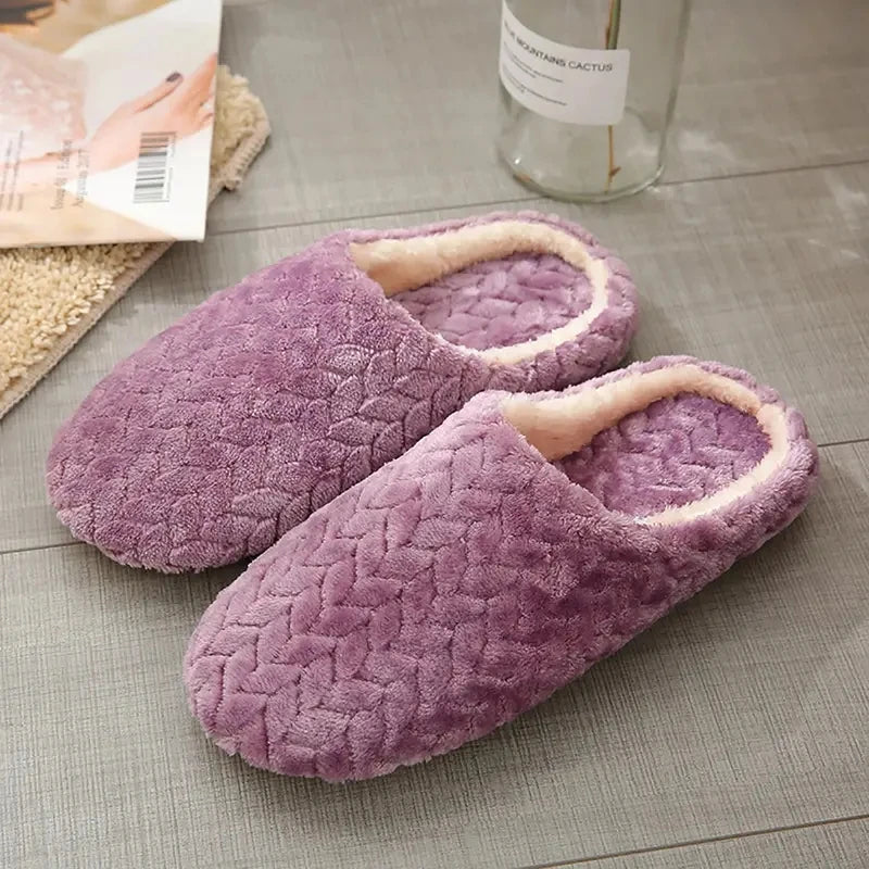 Unisex Fluffy Home Slippers – Cosy & Lightweight Indoor Comfort 🏡✨