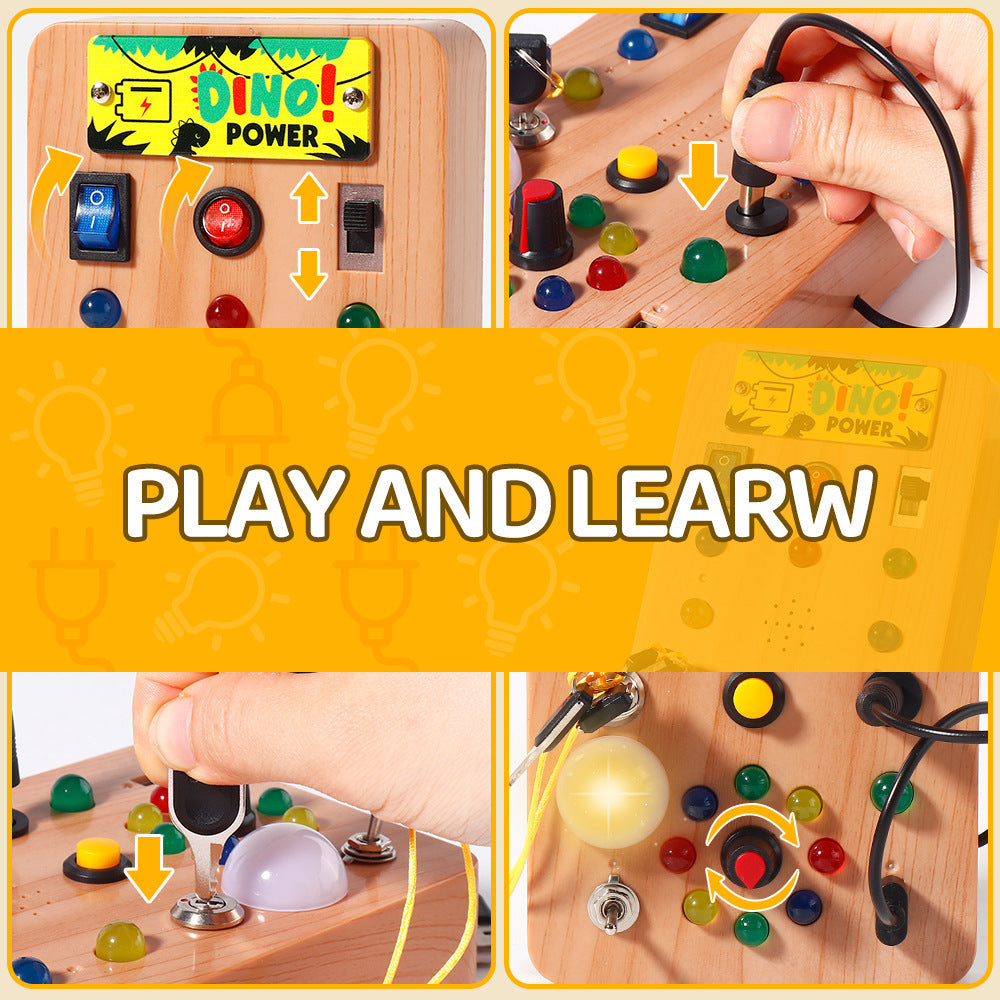 Montessori LED Light Busy Board