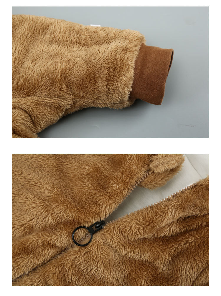 Baby Cotton Hooded Onesie