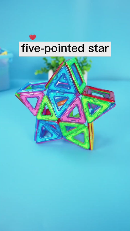 Magnetic Building Blocks DIY Construction Set for Kids